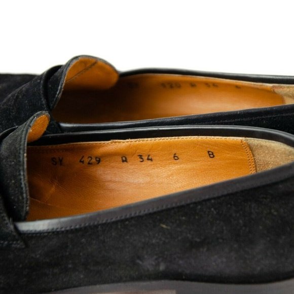 Salvatore Ferragamo Sport Suede Heeled Loafer 6 - Picture 8 of 11